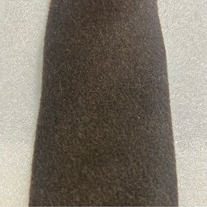 Club Monaco Wool Skinny Tie 2.5” Brown Made in Italy